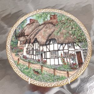 Royal Worcester British Villages Decorative Plate Sue Sullard Designs